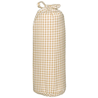 Drap housse vichy beige (40 x 80 cm)