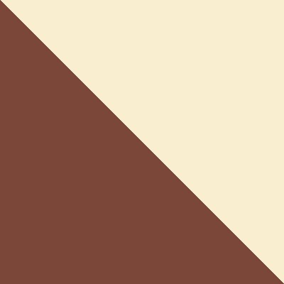 Taie d'oreiller chocolat/�cru Doux Nid (40cm x 60cm)  par Doux Nid