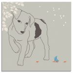 Tableau plexiglas chien (30 x 30 cm) - Mimi'lou