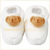 Chaussons hochet ours blanc (2 ans)