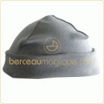 Bonnet de naissance gris - M�r�sine