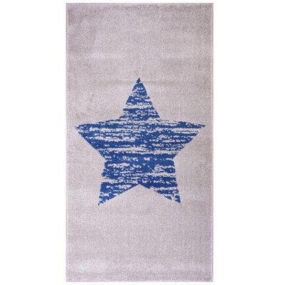 Tapis garçon lucero étoile bleu (80 x 150 cm)