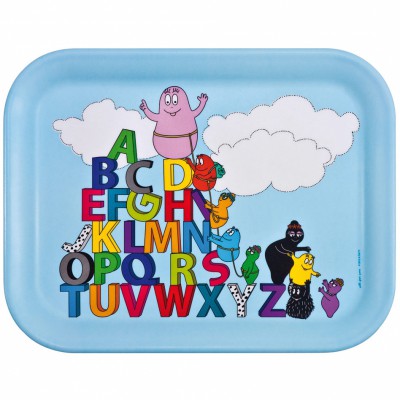 Plateau alphabet barbapapa