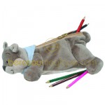 Trousse � crayons peluche L�on - Noukie's