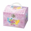 Grande malle � bijoux musicale Elfes rose