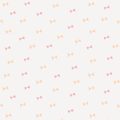 Papier peint petits noeuds roses by sarah betz (2,5 m)