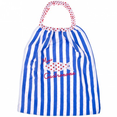 Serviette doublée élastiquée mini gastronome