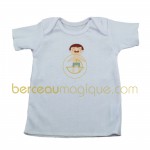T-shirt blanc nioui (12 mois) - Trousselier