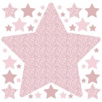 Sticker �toile multicolore rose - Art for Kids