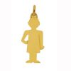 Pendentif petit tr�sor gar�on (or jaune) 