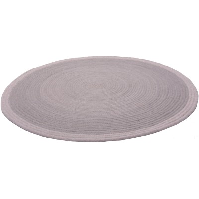 Tapis halo gris (90 cm)