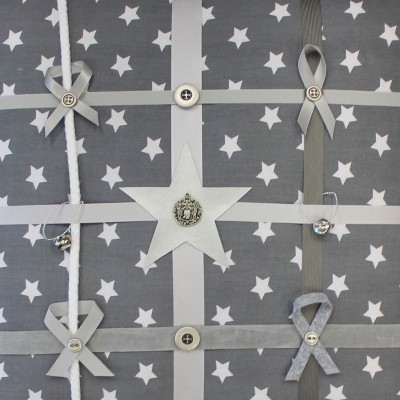 Pêle-mêle silver star gris