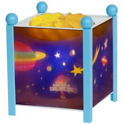 Lanterne magique ''espace'' bleue