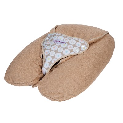Coussin de maternit� �volutif Multirelax noisette par Tin�o