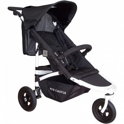 Poussette 3 roues sans assise Whizz Black and White par Red Castle