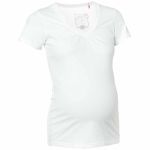Tee-shirt grossesse manches courtes blanc Amsterdam par Noppies