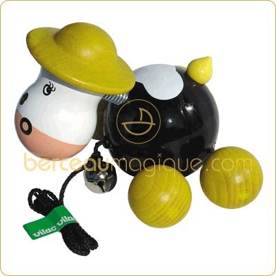 Jouet en bois Baby Rosy � tirer par Vilac