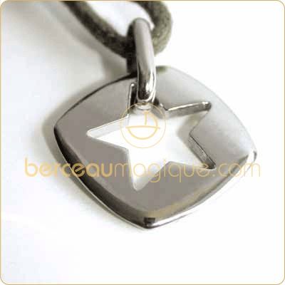 Pendentif Che (Or Blanc) par Mikado