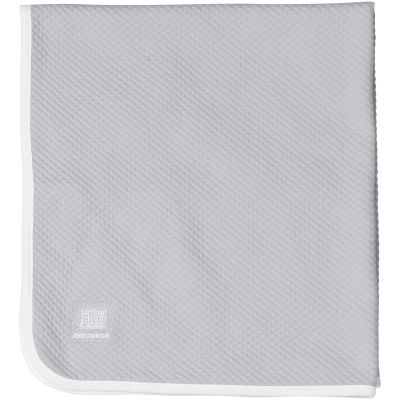 Couverture Fleur de coton gris clair et blanc (80 x 70 cm) par Red Castle