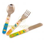 Set de couverts m�lamine Les Loupiots - Moulin Roty