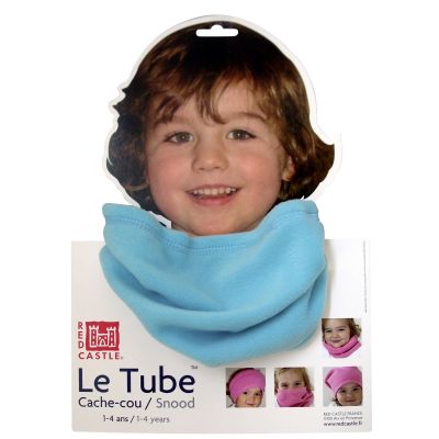 Cache-cou Tube polaire turquoise par Red Castle