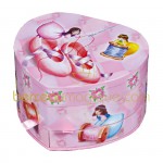 Grande bo�te � bijoux musicale coeur avec tiroir Ballerine  - Trousselier