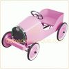 Voiture en m�tal � p�dales classic rose