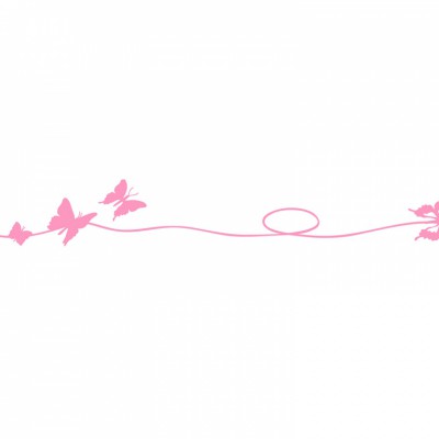 Frise adh�sive envol de papillon rose (6 m)   par  Mimi'lou