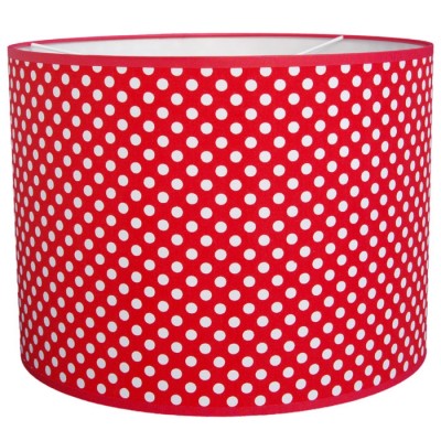 Suspension à pois rouge