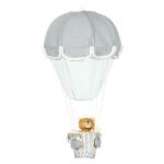 Lampe montgolfi�re gris perle / blanc - Domiva