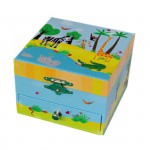 Coffret musical cube girafe - Trousselier