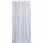 Rideau blanc Coeurs suspendus (100 x 280 cm) - Taftan