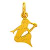 Pendentif breloque vierge (or jaune)