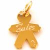 Pendentif petit gar�on (or jaune)