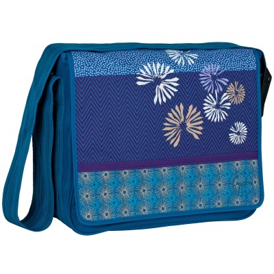 Sac à langer casual bloom bleu