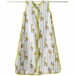 Gigoteuse hiver 6-12 mois en mousseline de coton Cozy slumber ''Jungle jam girafe'' - Aden + Anais