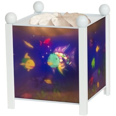 Lanterne magique ''poisson arc en ciel'' blanche