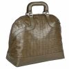 Sac � langer Tender Bowler imitation reptile vert olive