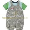 Ensemble T-shirt manches courtes et salopette Mini nature