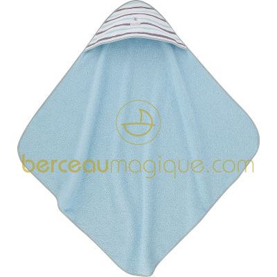 Cape de bain Aquarelle bleue par Sucre d'orge