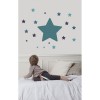 Sticker mural chambre �toile bleu