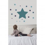 Sticker mural chambre �toile bleu - Art for Kids
