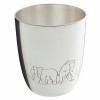 Timbale El�phants (m�tal argent�)