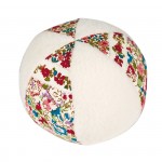 Balle hochet Fleurs rouges (10 cm) - Trousselier