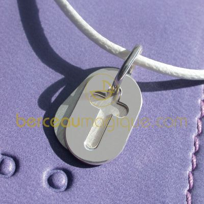 Pendentif Amen (Or blanc) par Mikado