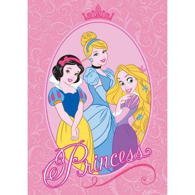 Tapis rectangulaire princesses disney glamour (95 x 133 cm)