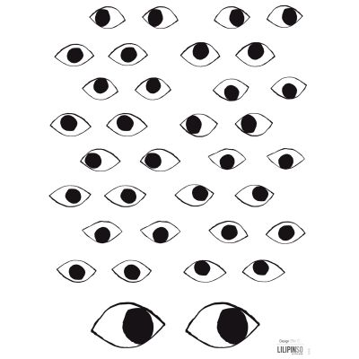 Stickers eye eye eye by elle c. (18 x 24 cm)