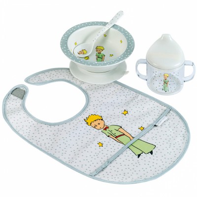 Coffret repas bébé petit prince (4 pièces)