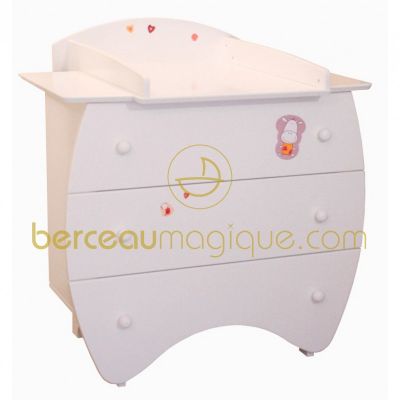 Commode Montr�al blanc par Candide