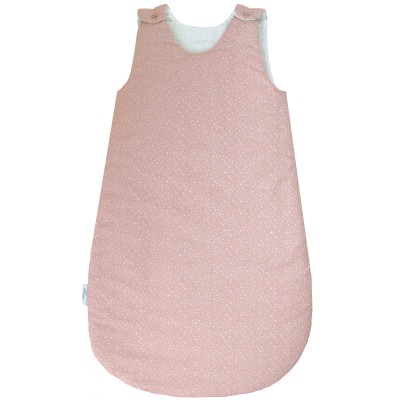 Gigoteuse chaude etoiles rose (90 cm)